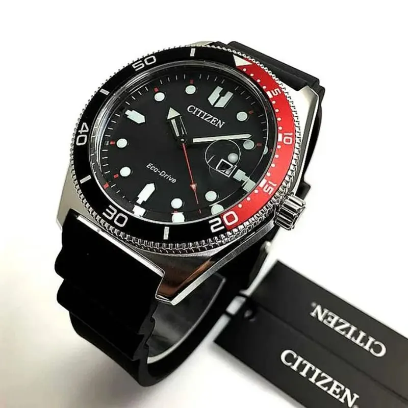 Citizen Eco-Drive Turquoise Black Dial Men's Watch- AW1769-10E